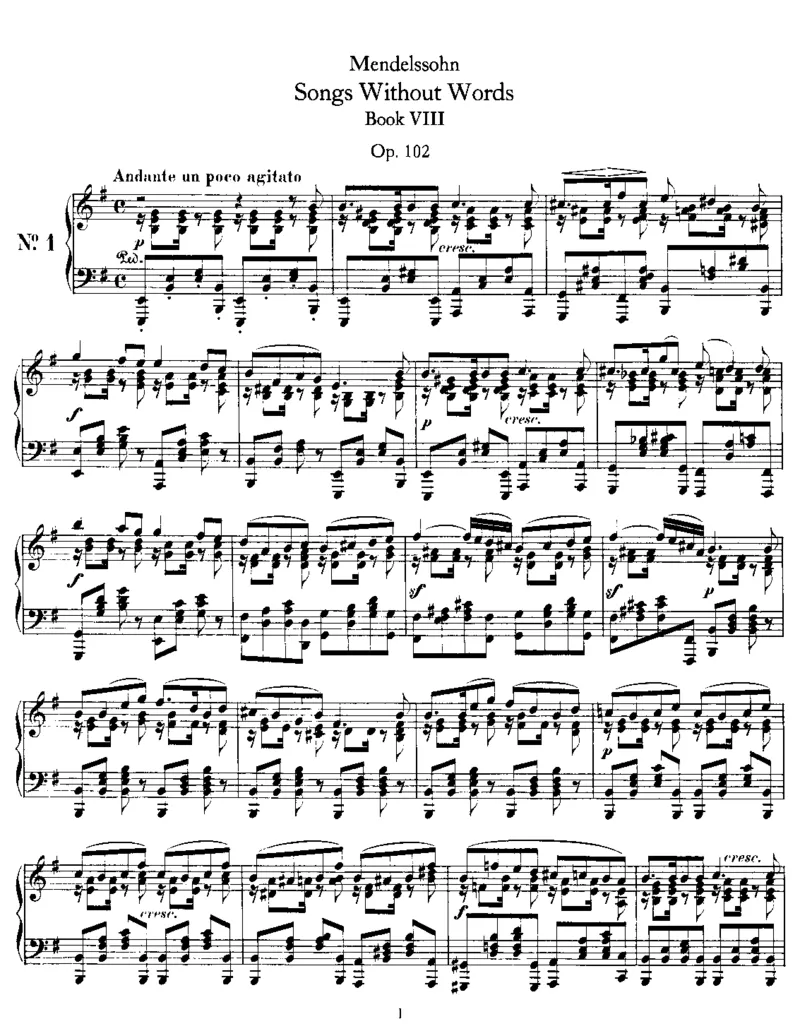 SongsWithoutWords_一万首著名钢琴曲谱哈农贝多芬合集视频教学电子版高清无水印可打印_02现代钢琴谱合集_马克西姆钢琴谱全集_门德尔松钢琴谱全集