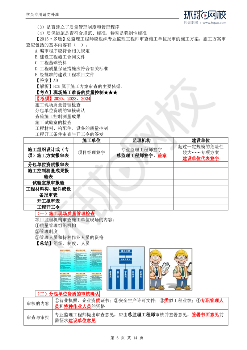WM_33.质量：第五章第二节施工准备阶段的质量控制_监理工程师_2025监理工程师_2025年监理工程师-各大机构_2025年监理-土建目标_机构1-HQ_01.HQ精讲班-李.娜_讲义