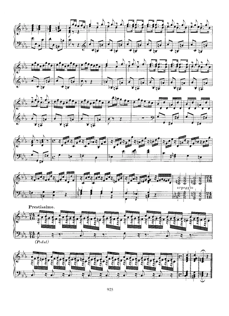 Prelude(Fantasia)inc,BWV921_一万首著名钢琴曲谱哈农贝多芬合集视频教学电子版高清无水印可打印_1古典钢琴知名音乐家谱_巴赫钢琴谱全集_Preludes，Fantasias，Fugues