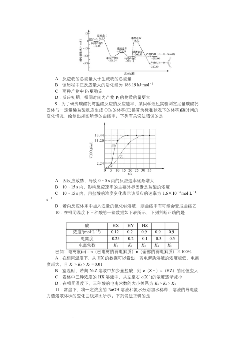 2025~2026学年湖南师大附中高二化学第1次月考附中高二1次大练习1期化学学用_2025年11月高二试卷_251107湖南省长沙市师大附中2025-2026学年高二上学期10月第一次月考