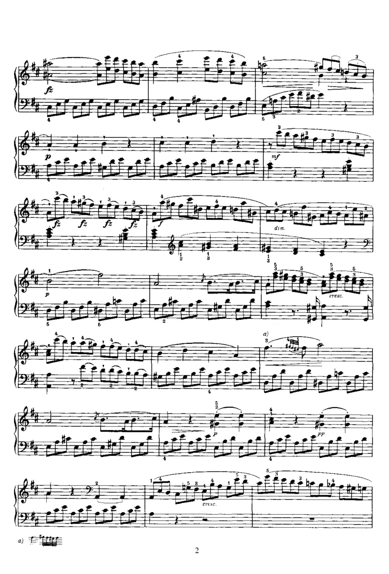 PianoSonataNo51inD_NoRestriction_一万首著名钢琴曲谱哈农贝多芬合集视频教学电子版高清无水印可打印_1古典钢琴知名音乐家谱_海顿钢琴谱全集_奏鸣曲