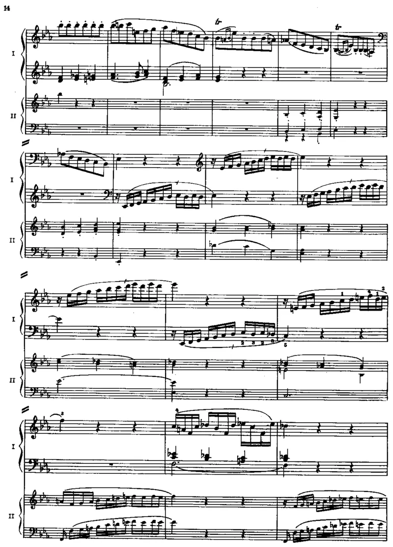 PianoConcertoNo14inEb,K449(2Piano)_一万首著名钢琴曲谱哈农贝多芬合集视频教学电子版高清无水印可打印_1古典钢琴知名音乐家谱_莫扎特钢琴谱全集_0312095926_钢琴与乐队作品