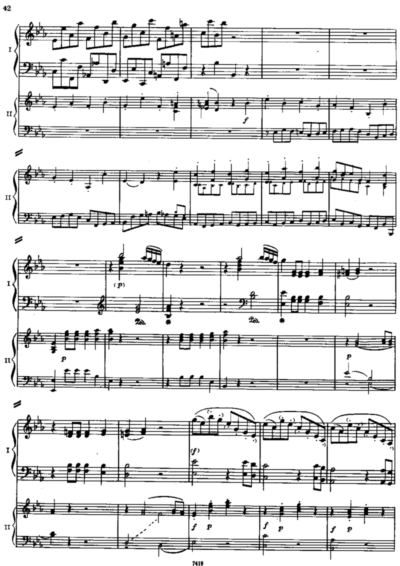 PianoConcertoNo14inEb,K449(2Piano)_一万首著名钢琴曲谱哈农贝多芬合集视频教学电子版高清无水印可打印_1古典钢琴知名音乐家谱_莫扎特钢琴谱全集_0312095926_钢琴与乐队作品