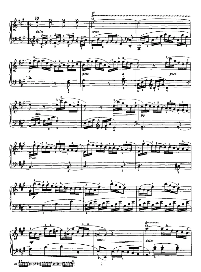 PianoSonataNo12inA_NoRestriction_一万首著名钢琴曲谱哈农贝多芬合集视频教学电子版高清无水印可打印_1古典钢琴知名音乐家谱_海顿钢琴谱全集_奏鸣曲