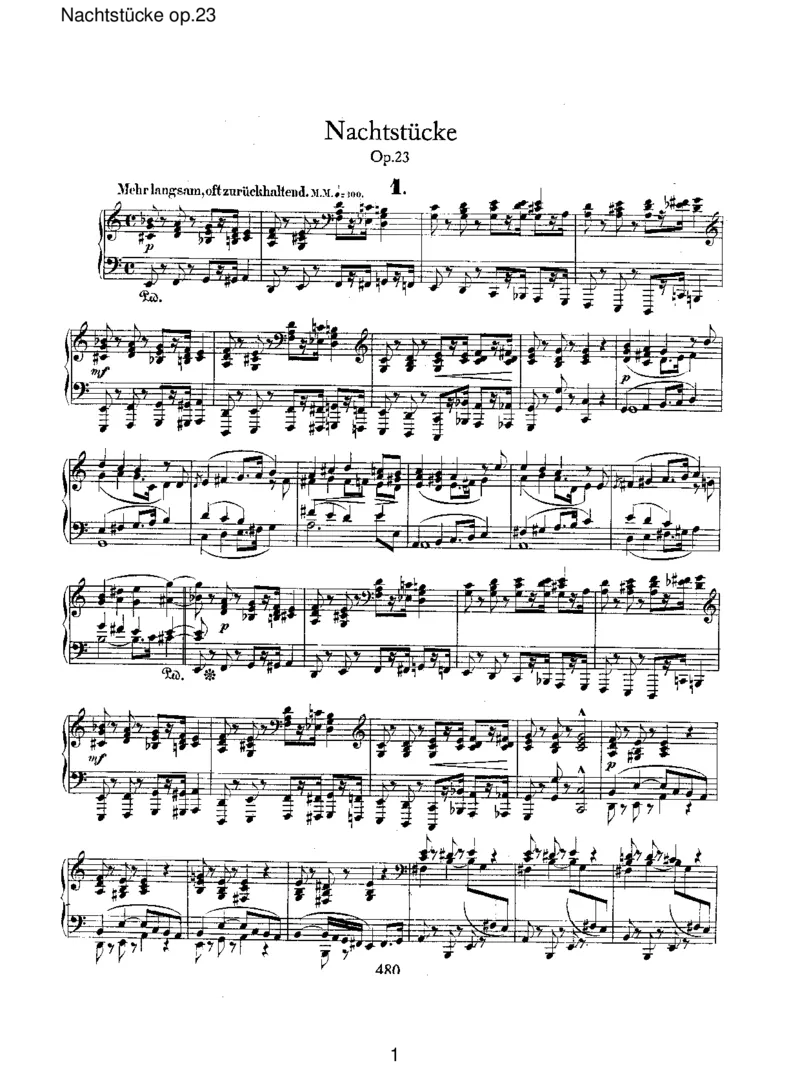 Nachtst&uuml;ckeop.23_一万首著名钢琴曲谱哈农贝多芬合集视频教学电子版高清无水印可打印_1古典钢琴知名音乐家谱_舒曼钢琴谱全集_RobertSchumann罗伯特&middot;舒曼(1810-1856)