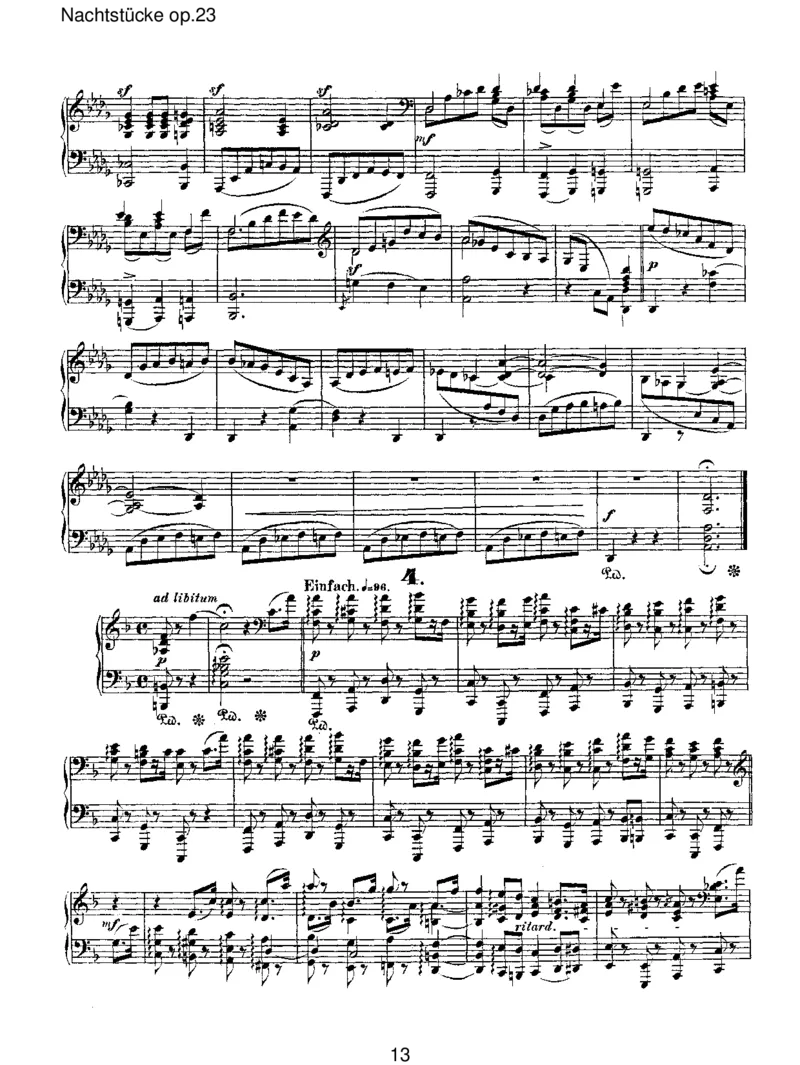 Nachtst&uuml;ckeop.23_一万首著名钢琴曲谱哈农贝多芬合集视频教学电子版高清无水印可打印_1古典钢琴知名音乐家谱_舒曼钢琴谱全集_RobertSchumann罗伯特&middot;舒曼(1810-1856)