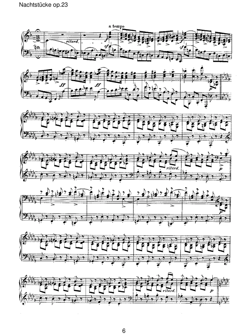 Nachtst&uuml;ckeop.23_一万首著名钢琴曲谱哈农贝多芬合集视频教学电子版高清无水印可打印_1古典钢琴知名音乐家谱_舒曼钢琴谱全集_RobertSchumann罗伯特&middot;舒曼(1810-1856)