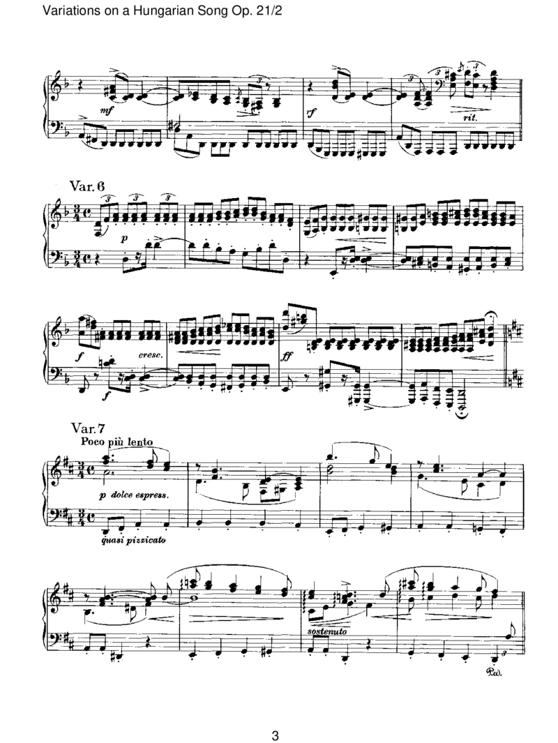 VariationsonaHungarianSongOp.21_2_一万首著名钢琴曲谱哈农贝多芬合集视频教学电子版高清无水印可打印_1古典钢琴知名音乐家谱_勃拉姆斯钢琴谱全集_II.Variations