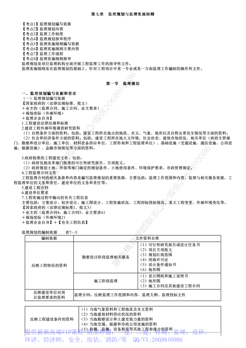 WM_07-第01讲　监理规划与监理实施细则_监理工程师_2025监理工程师_2025年监理工程师-各大机构_2025年监理-概论_机构2-JG_03.考前串讲-徐.云博_讲义