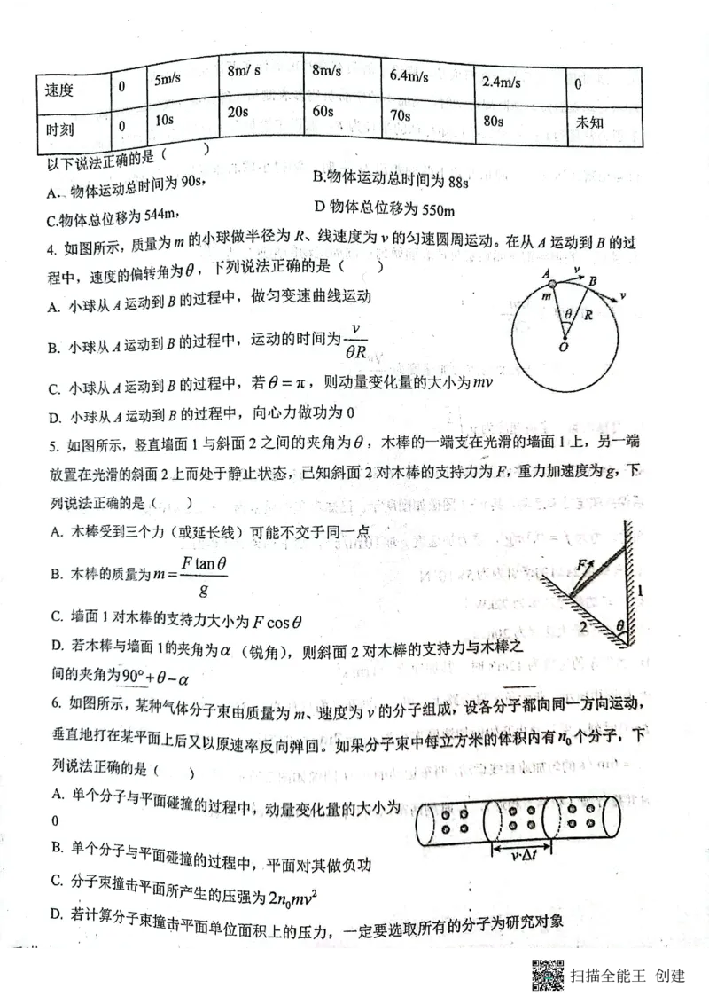 河南省商丘市第一高级中学2023-2024学年第一学期期中考试物理(1)_2023年11月_0211月合集_2024届河南省商丘市第一高级中学第一学期期中考试