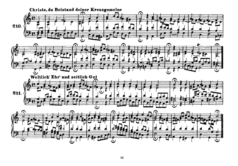 Four-PartChorales_一万首著名钢琴曲谱哈农贝多芬合集视频教学电子版高清无水印可打印_1古典钢琴知名音乐家谱_巴赫钢琴谱全集