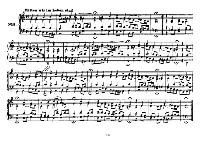 Four-PartChorales_一万首著名钢琴曲谱哈农贝多芬合集视频教学电子版高清无水印可打印_1古典钢琴知名音乐家谱_巴赫钢琴谱全集