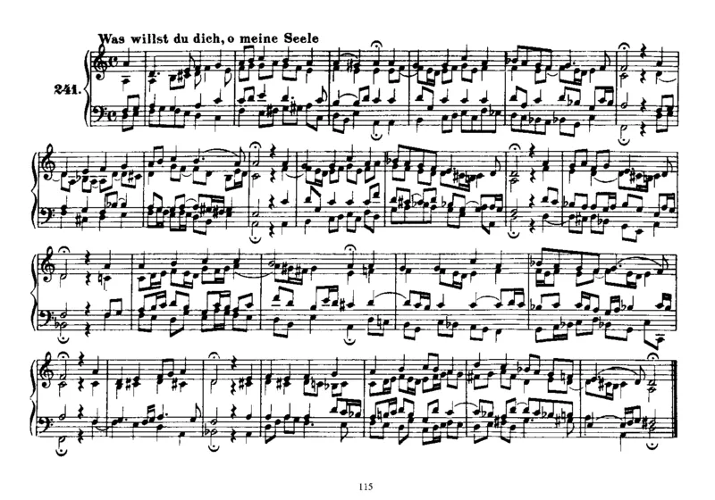 Four-PartChorales_一万首著名钢琴曲谱哈农贝多芬合集视频教学电子版高清无水印可打印_1古典钢琴知名音乐家谱_巴赫钢琴谱全集