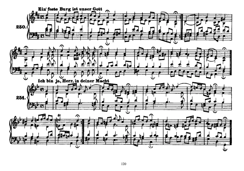 Four-PartChorales_一万首著名钢琴曲谱哈农贝多芬合集视频教学电子版高清无水印可打印_1古典钢琴知名音乐家谱_巴赫钢琴谱全集