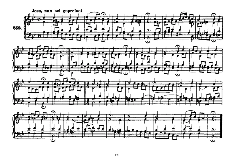 Four-PartChorales_一万首著名钢琴曲谱哈农贝多芬合集视频教学电子版高清无水印可打印_1古典钢琴知名音乐家谱_巴赫钢琴谱全集