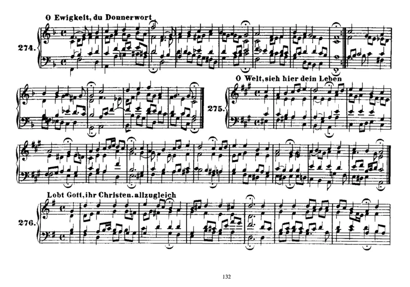 Four-PartChorales_一万首著名钢琴曲谱哈农贝多芬合集视频教学电子版高清无水印可打印_1古典钢琴知名音乐家谱_巴赫钢琴谱全集