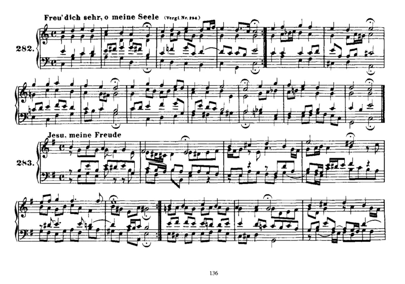 Four-PartChorales_一万首著名钢琴曲谱哈农贝多芬合集视频教学电子版高清无水印可打印_1古典钢琴知名音乐家谱_巴赫钢琴谱全集