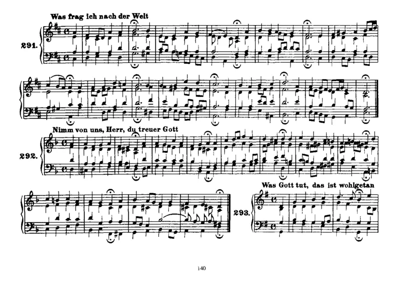 Four-PartChorales_一万首著名钢琴曲谱哈农贝多芬合集视频教学电子版高清无水印可打印_1古典钢琴知名音乐家谱_巴赫钢琴谱全集