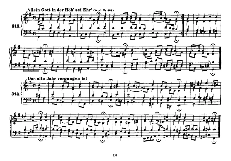 Four-PartChorales_一万首著名钢琴曲谱哈农贝多芬合集视频教学电子版高清无水印可打印_1古典钢琴知名音乐家谱_巴赫钢琴谱全集