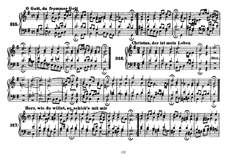 Four-PartChorales_一万首著名钢琴曲谱哈农贝多芬合集视频教学电子版高清无水印可打印_1古典钢琴知名音乐家谱_巴赫钢琴谱全集