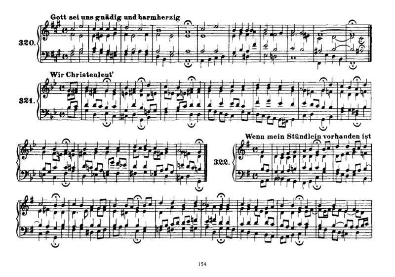 Four-PartChorales_一万首著名钢琴曲谱哈农贝多芬合集视频教学电子版高清无水印可打印_1古典钢琴知名音乐家谱_巴赫钢琴谱全集