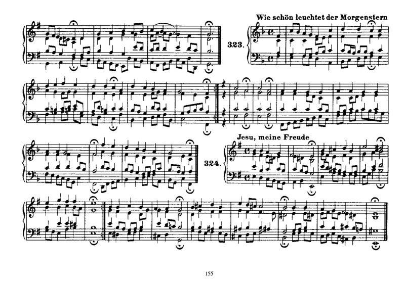 Four-PartChorales_一万首著名钢琴曲谱哈农贝多芬合集视频教学电子版高清无水印可打印_1古典钢琴知名音乐家谱_巴赫钢琴谱全集