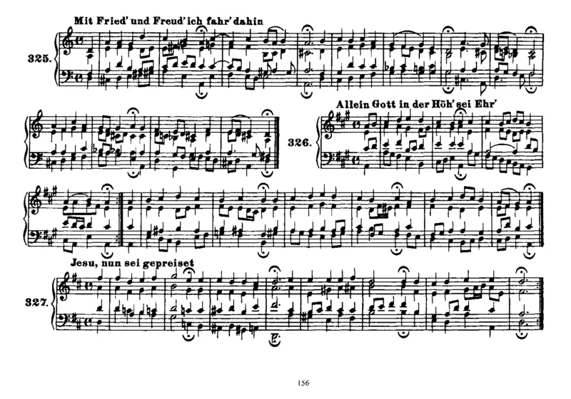 Four-PartChorales_一万首著名钢琴曲谱哈农贝多芬合集视频教学电子版高清无水印可打印_1古典钢琴知名音乐家谱_巴赫钢琴谱全集