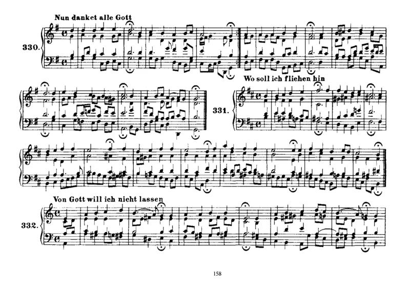 Four-PartChorales_一万首著名钢琴曲谱哈农贝多芬合集视频教学电子版高清无水印可打印_1古典钢琴知名音乐家谱_巴赫钢琴谱全集