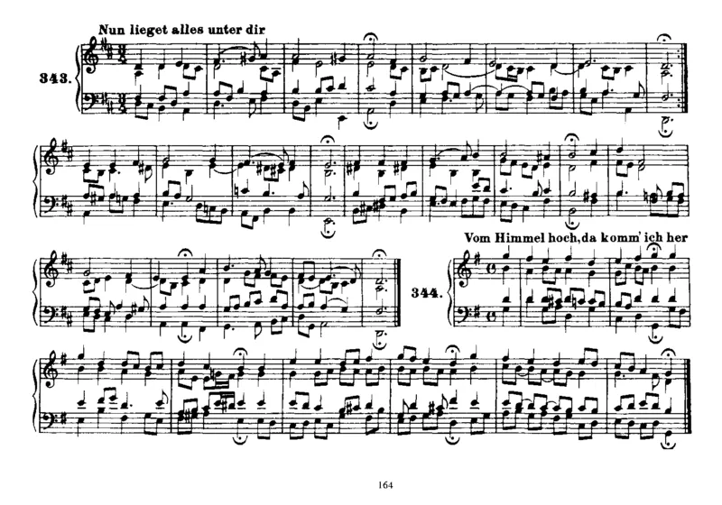 Four-PartChorales_一万首著名钢琴曲谱哈农贝多芬合集视频教学电子版高清无水印可打印_1古典钢琴知名音乐家谱_巴赫钢琴谱全集