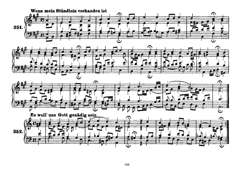 Four-PartChorales_一万首著名钢琴曲谱哈农贝多芬合集视频教学电子版高清无水印可打印_1古典钢琴知名音乐家谱_巴赫钢琴谱全集