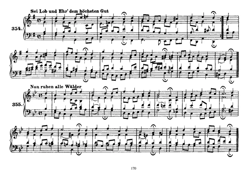 Four-PartChorales_一万首著名钢琴曲谱哈农贝多芬合集视频教学电子版高清无水印可打印_1古典钢琴知名音乐家谱_巴赫钢琴谱全集