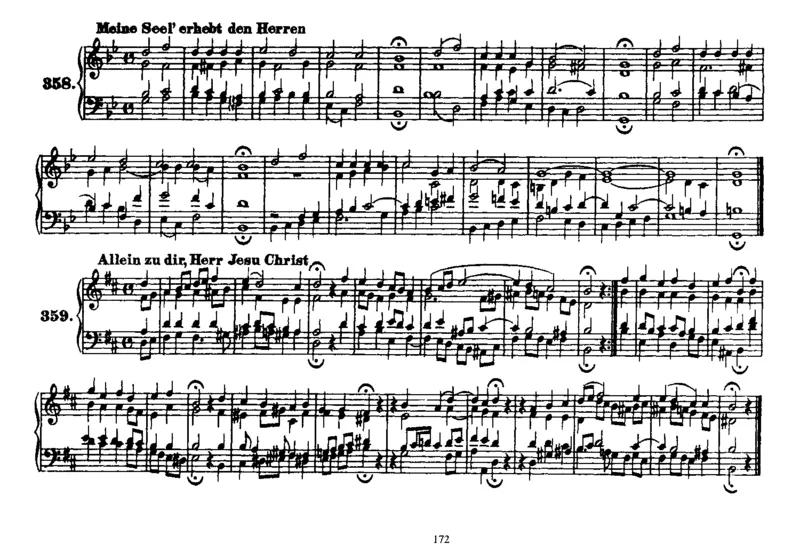 Four-PartChorales_一万首著名钢琴曲谱哈农贝多芬合集视频教学电子版高清无水印可打印_1古典钢琴知名音乐家谱_巴赫钢琴谱全集