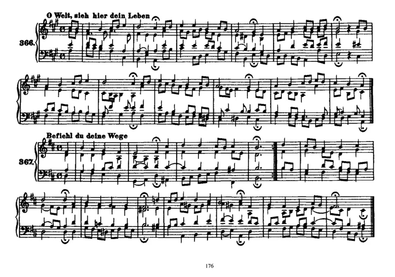 Four-PartChorales_一万首著名钢琴曲谱哈农贝多芬合集视频教学电子版高清无水印可打印_1古典钢琴知名音乐家谱_巴赫钢琴谱全集