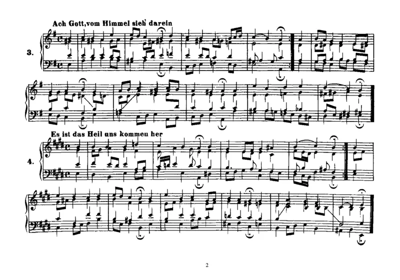 Four-PartChorales_一万首著名钢琴曲谱哈农贝多芬合集视频教学电子版高清无水印可打印_1古典钢琴知名音乐家谱_巴赫钢琴谱全集