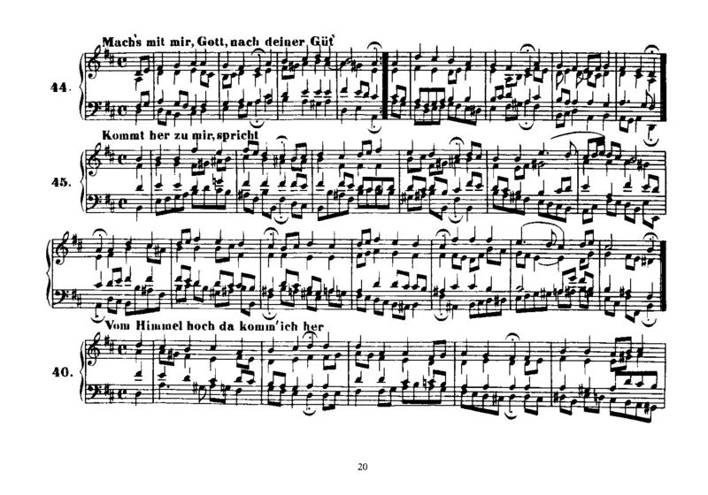 Four-PartChorales_一万首著名钢琴曲谱哈农贝多芬合集视频教学电子版高清无水印可打印_1古典钢琴知名音乐家谱_巴赫钢琴谱全集