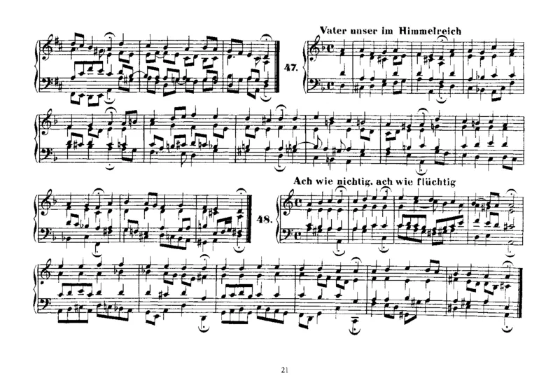 Four-PartChorales_一万首著名钢琴曲谱哈农贝多芬合集视频教学电子版高清无水印可打印_1古典钢琴知名音乐家谱_巴赫钢琴谱全集