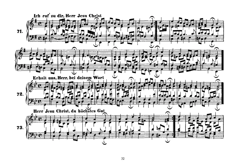 Four-PartChorales_一万首著名钢琴曲谱哈农贝多芬合集视频教学电子版高清无水印可打印_1古典钢琴知名音乐家谱_巴赫钢琴谱全集