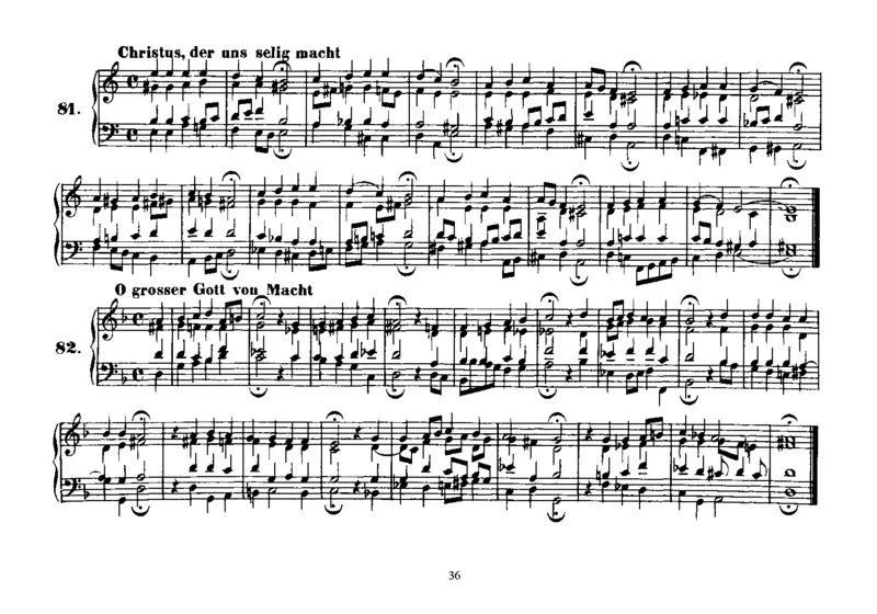 Four-PartChorales_一万首著名钢琴曲谱哈农贝多芬合集视频教学电子版高清无水印可打印_1古典钢琴知名音乐家谱_巴赫钢琴谱全集