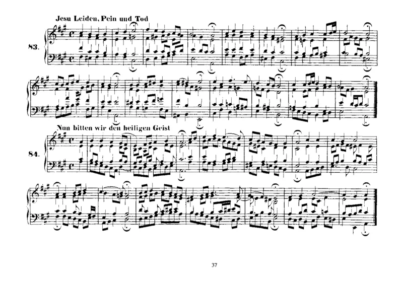 Four-PartChorales_一万首著名钢琴曲谱哈农贝多芬合集视频教学电子版高清无水印可打印_1古典钢琴知名音乐家谱_巴赫钢琴谱全集