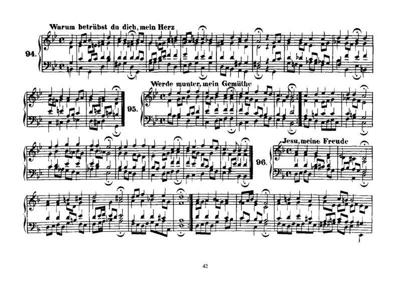 Four-PartChorales_一万首著名钢琴曲谱哈农贝多芬合集视频教学电子版高清无水印可打印_1古典钢琴知名音乐家谱_巴赫钢琴谱全集