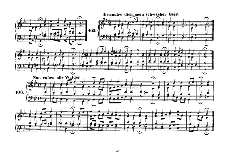 Four-PartChorales_一万首著名钢琴曲谱哈农贝多芬合集视频教学电子版高清无水印可打印_1古典钢琴知名音乐家谱_巴赫钢琴谱全集