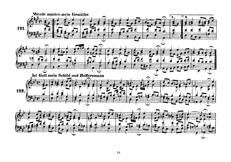 Four-PartChorales_一万首著名钢琴曲谱哈农贝多芬合集视频教学电子版高清无水印可打印_1古典钢琴知名音乐家谱_巴赫钢琴谱全集