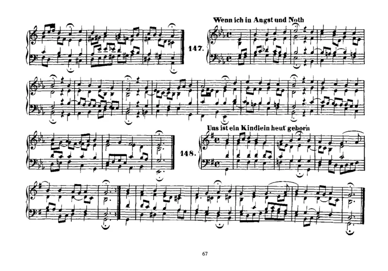 Four-PartChorales_一万首著名钢琴曲谱哈农贝多芬合集视频教学电子版高清无水印可打印_1古典钢琴知名音乐家谱_巴赫钢琴谱全集