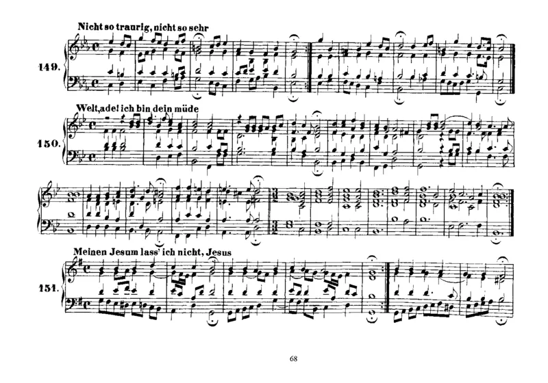 Four-PartChorales_一万首著名钢琴曲谱哈农贝多芬合集视频教学电子版高清无水印可打印_1古典钢琴知名音乐家谱_巴赫钢琴谱全集