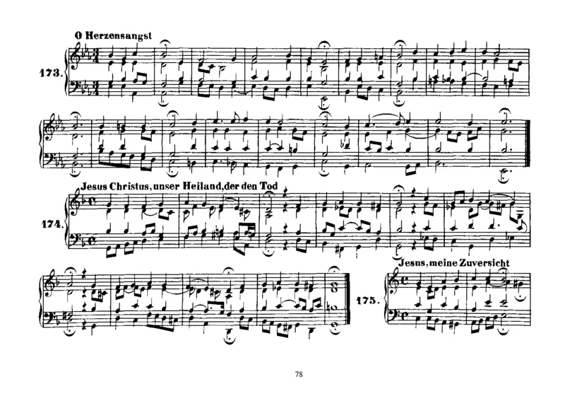 Four-PartChorales_一万首著名钢琴曲谱哈农贝多芬合集视频教学电子版高清无水印可打印_1古典钢琴知名音乐家谱_巴赫钢琴谱全集