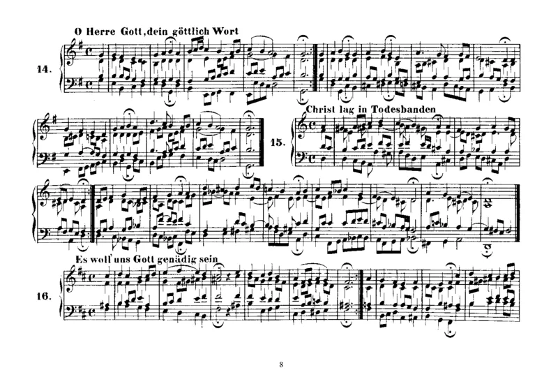Four-PartChorales_一万首著名钢琴曲谱哈农贝多芬合集视频教学电子版高清无水印可打印_1古典钢琴知名音乐家谱_巴赫钢琴谱全集