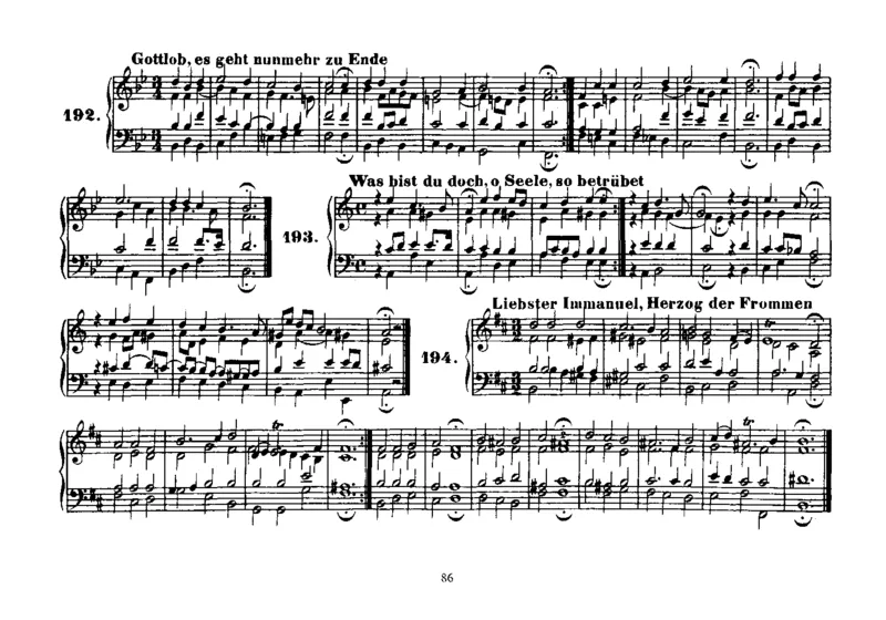 Four-PartChorales_一万首著名钢琴曲谱哈农贝多芬合集视频教学电子版高清无水印可打印_1古典钢琴知名音乐家谱_巴赫钢琴谱全集