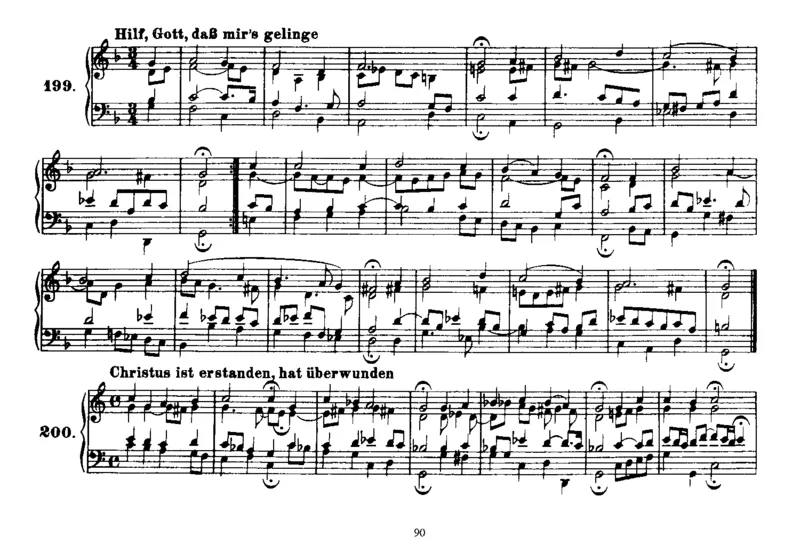 Four-PartChorales_一万首著名钢琴曲谱哈农贝多芬合集视频教学电子版高清无水印可打印_1古典钢琴知名音乐家谱_巴赫钢琴谱全集