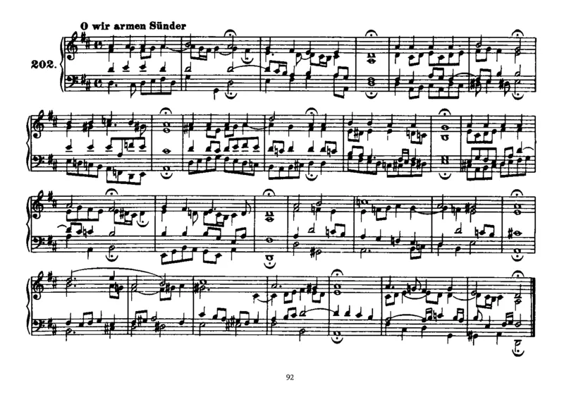 Four-PartChorales_一万首著名钢琴曲谱哈农贝多芬合集视频教学电子版高清无水印可打印_1古典钢琴知名音乐家谱_巴赫钢琴谱全集