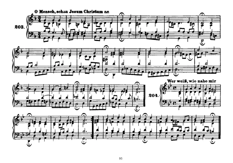 Four-PartChorales_一万首著名钢琴曲谱哈农贝多芬合集视频教学电子版高清无水印可打印_1古典钢琴知名音乐家谱_巴赫钢琴谱全集